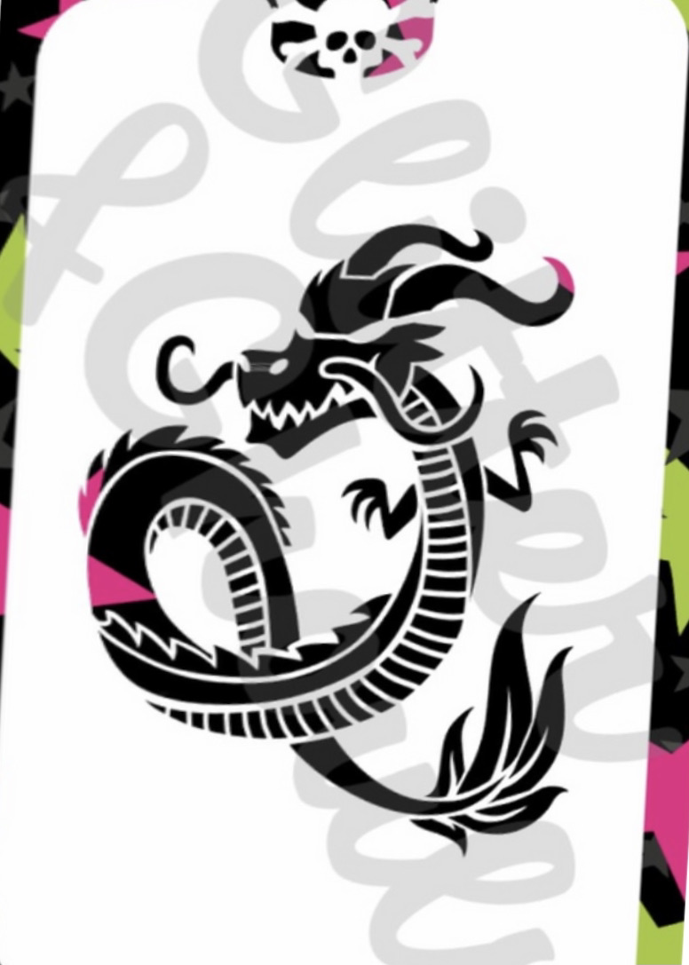 Glitter & Ghouls Snake Chinese Dragon