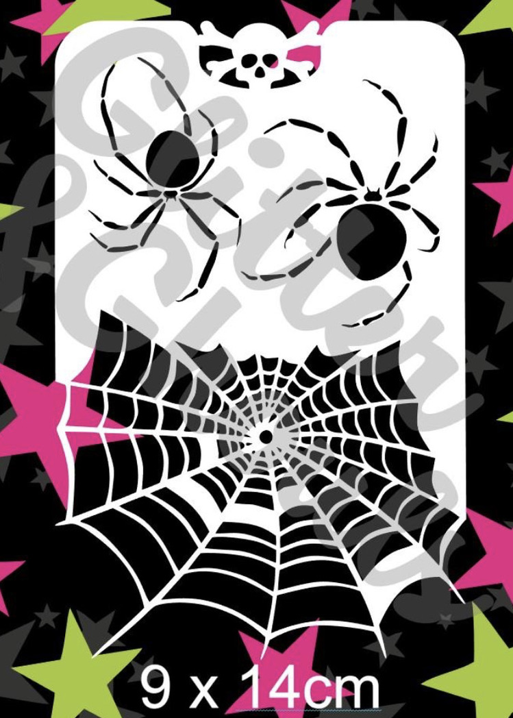 Glitter & Ghouls Spider Web Edge