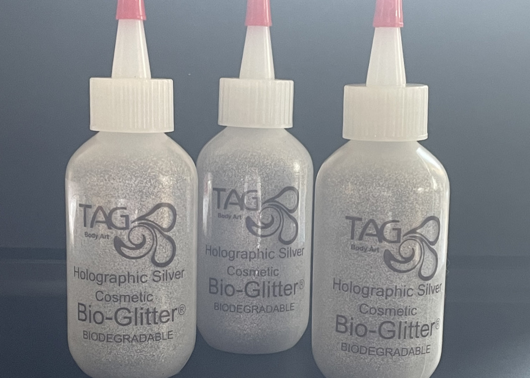 TAG Biodegrable Cosmetic Glitter - Silver 60ml