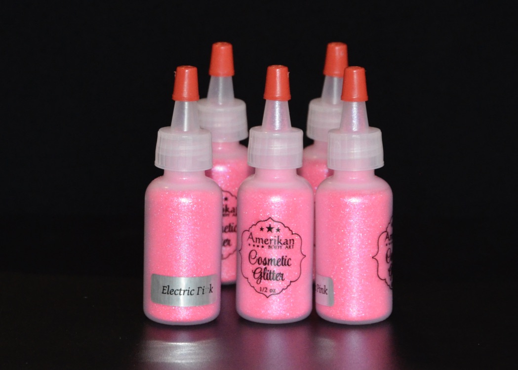 Amerikan Body Art Glitter - UV Electric Pink 1/2oz