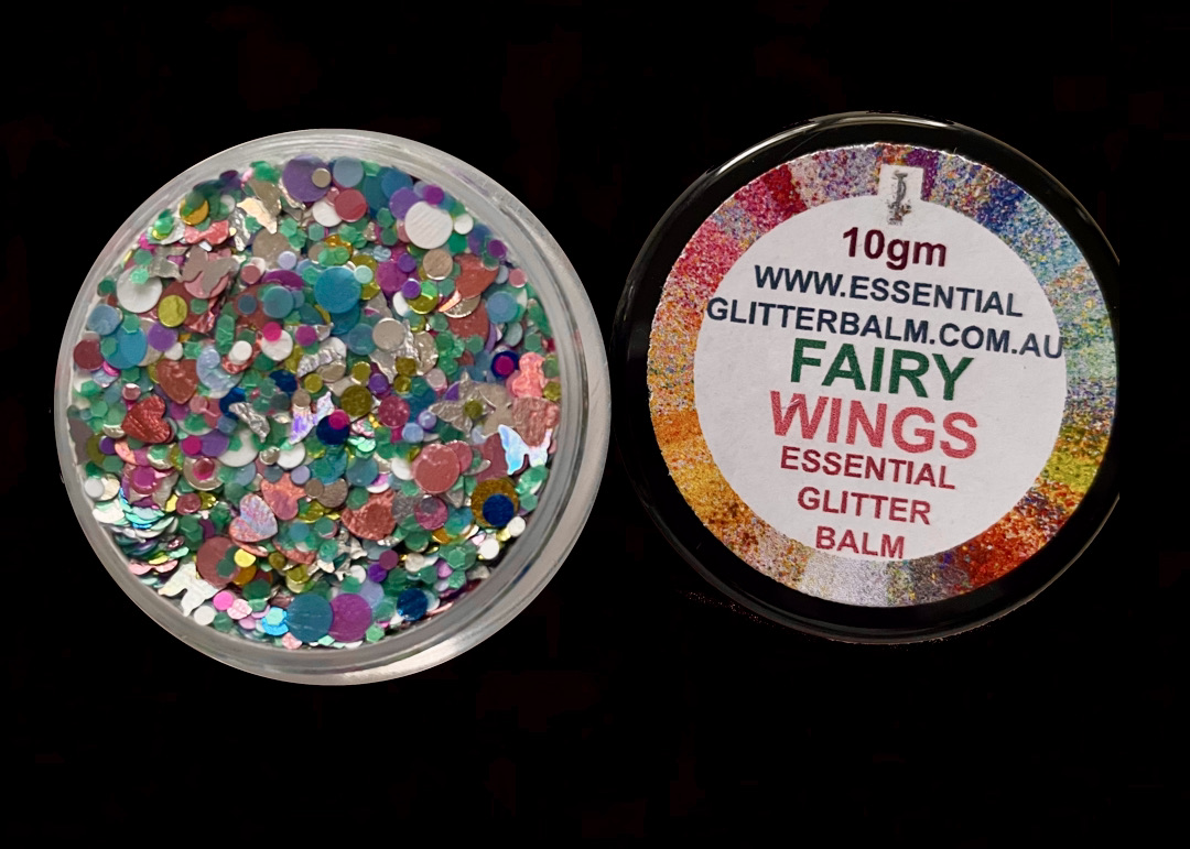 Essential Glitter Balm - UV Fairy Wings 10gm
