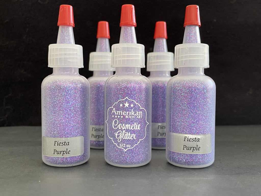 Amerikan Body Art Glitter - Fiesta Purple 1/2oz