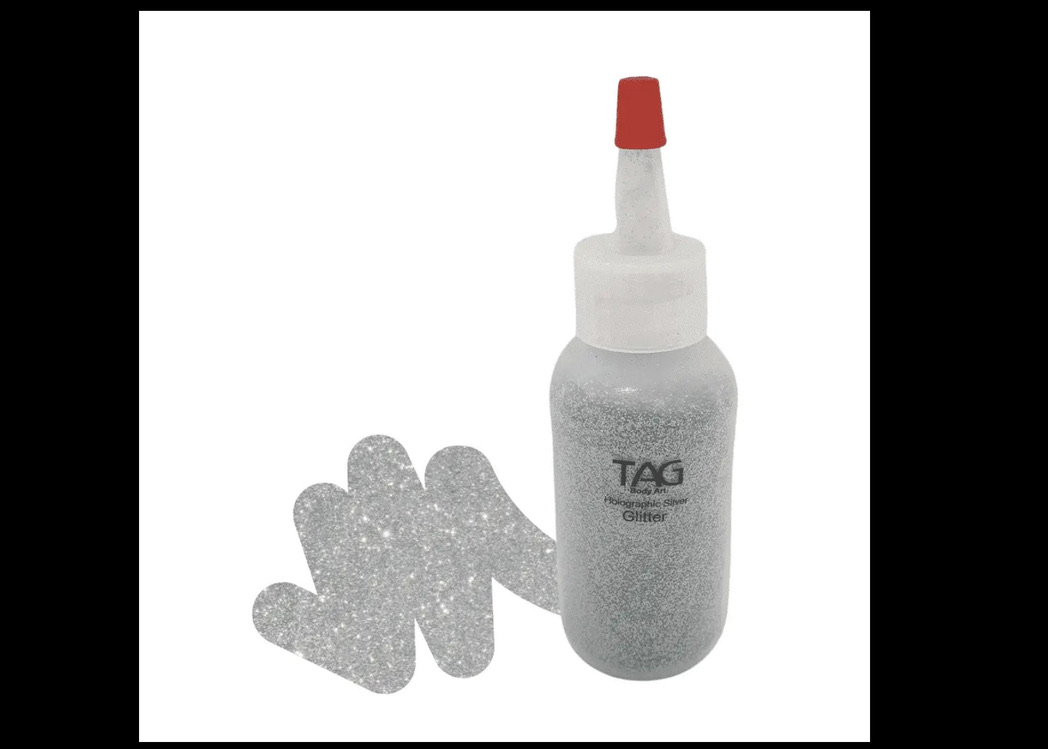 TAG Cosmetic Glitter - Holograophic Silver 60ml
